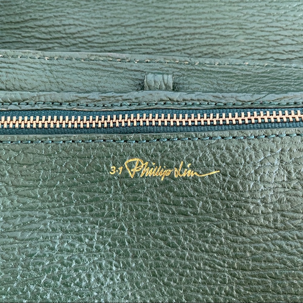 3.1 PHILLIP LIM Mediums Pashli leather tote dark green - Picture 9 of 11